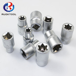19-delige Chroom Vanadium Stalen 1/2 Aandrijving E8-E24 Extra Lange Vrouwelijke E Torx Socket Externe Torque Ster Socket Set - Product Image 5
