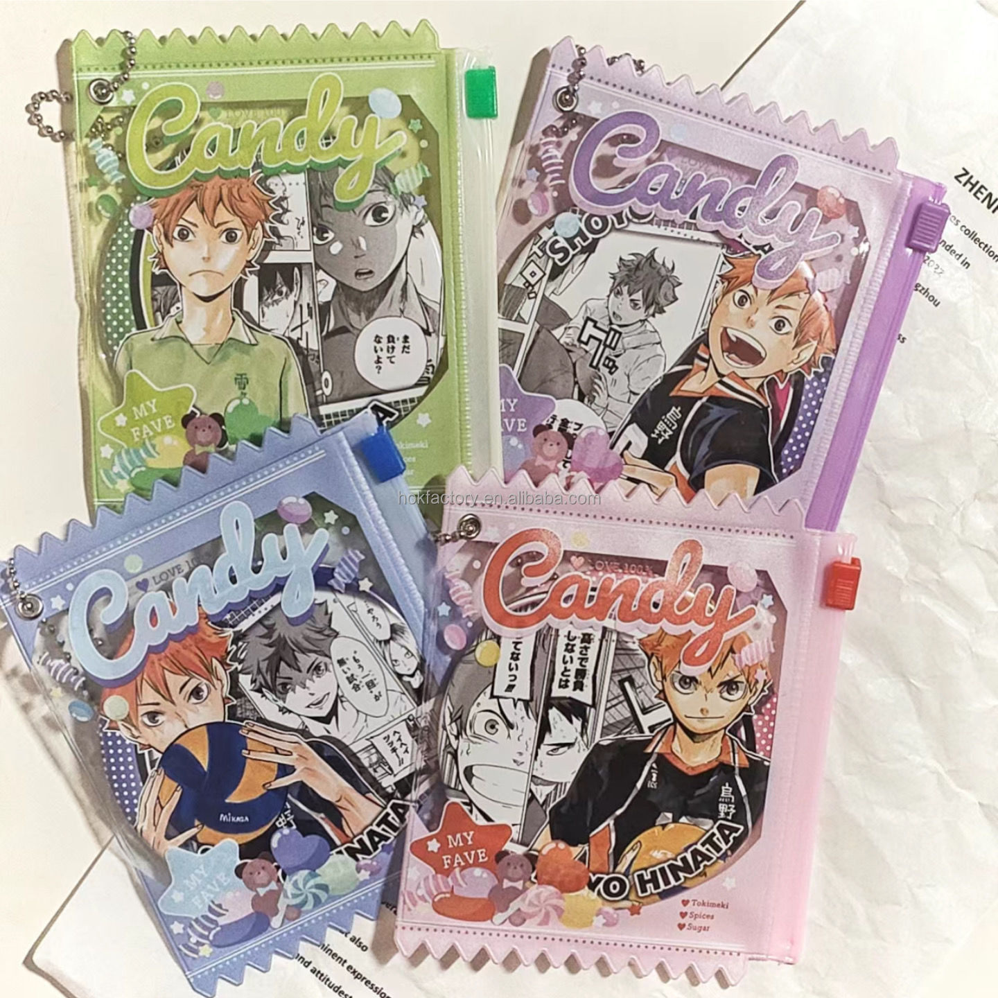 Kawaii Japanese Candy Series Keychain - Customizable PVC
