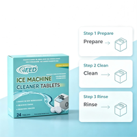 Solution d'entretien essentielle pour un résultat professionnel, glace cristalline et pure, nettoyant pour machine à glaçons