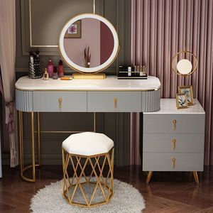 Coiffeuse moderne à succès avec miroir LED et tiroirs pour chambre à coucher - Product Image 5