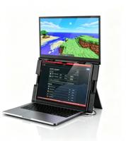 Moniteur portable 15,6 pouces pour MacBook, FHD 1080P IPS, extension d'écran double, connexion USB Type C, un seul câble, plug and play