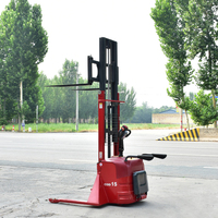 Chariot élévateur électrique à fourche Beiqiang CDD15 1.5T certifié CE, vente chaude, élévateur automatique, batterie au plomb-acide, chariot élévateur à palettes AWD