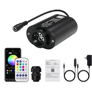 Kit d'éclairage <span class=keywords><strong>de</strong></span> plafond <span class=keywords><strong>ciel</strong></span> étoilé scintillant <span class=keywords><strong>Mini</strong></span> 6W RGBW avec télécommande et contrôle par application pour voiture et maison - Product Image 1