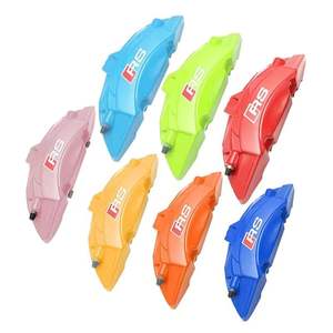 Protection d'étrier de frein de voiture 4 pièces Système de freinage automobile pour <span class=keywords><strong>Audi</strong></span> A4 A5 A6 Q5 Couvre-étriers de frein de voiture avec autocollant logo - Product Image 4