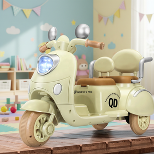 <span class=keywords><strong>Moto</strong></span> électrique pour enfants, tricycle rechargeable, peut être utilisée comme une <span class=keywords><strong>moto</strong></span> tout-terrain pour enfants à double conduite pour deux personnes - Product Image 3