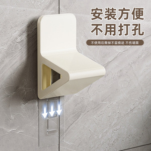 Wall Mounted Foot Pedal <b>Shower</b> <b>Control</b> Milky White 100kg Load Capacity Bathroom Safety Equipment - Product Image 3