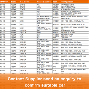 Bague en caoutchouc conique RU-530, pièces de suspension, stabilisateur, fournisseurs, bras de suspension, bague de suspension 54500-EN00B 54500-1KK0A pour NISSAN DUALIS - Product Image 2