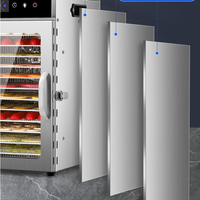Groothandel Angsheng Technology Industrieel Touchscreen 18-laags RVS Automatische Elektrische Verwarming Dubbele Spanning Fruit