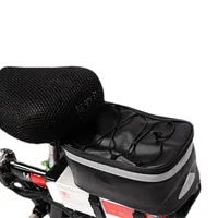 Prezzo di fabbrica borsa per bagagliaio per bici borsa per portabiciclette 7L borse da sella impermeabili borse a tracolla nere multifunzionali