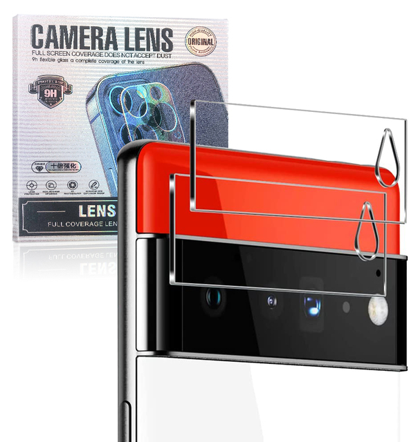Hot Sale 2 Pack Scratch Resistant 9H Hardness Tempered Glass Camera Lens Protector for Google Pixel 6 7 Pro