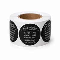 Étiquettes personnalisées durables pour équipements industriels, résistantes aux intempéries, en polyester PET, résistantes aux rayures et aux UV, autocollants de signalisation de sécurité
