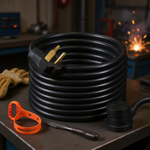 Câble d'alimentation pour soudeuse 30A 25 pieds 10 AWG Prise 6-50 pour soudeuse MIG - Product Image 2