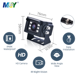 Màn hình 7inch có dây AHD 720P 1080P 4 <span class=keywords><strong>Pin</strong></span> tầm nhìn ban đêm không thấm nước nhiệm vụ nặng nề bán Trailer xe tải phía sau xem ngược lại máy ảnh - Product Image 5
