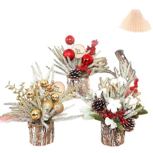 Christmas Decorations Nordic Style <b>Tree</b> Shape Handmade Desktop Decor For Holiday Gift Giving - Product Image 5