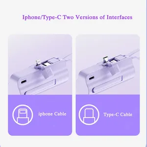 Sạc dự phòng <span class=keywords><strong>mini</strong></span> 5000mAh, pin dự phòng di động, loại C, sạc nhanh hiệu quả cho <span class=keywords><strong>iPhone</strong></span>, Samsung, Huawei - Product Image 6