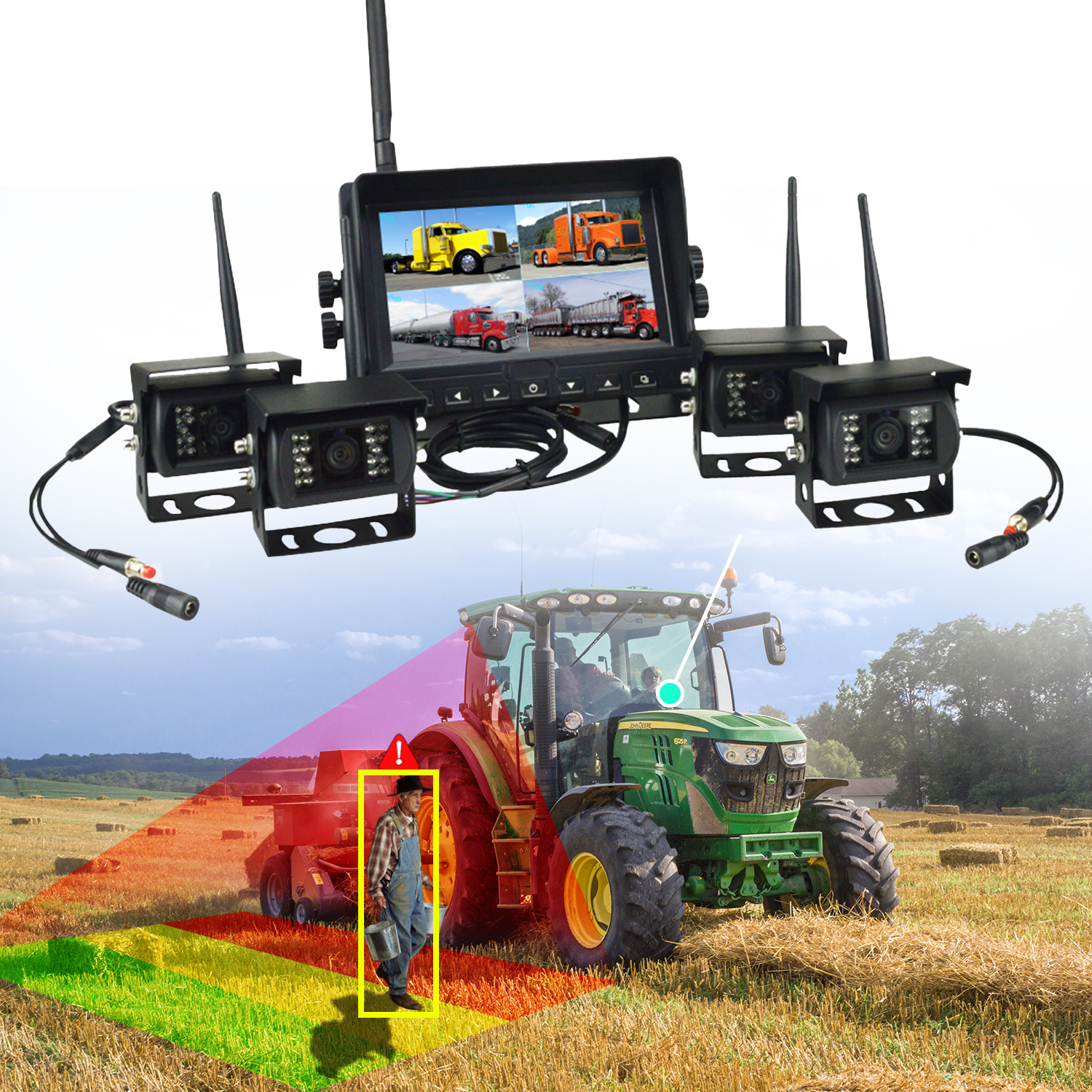 wifi camera system with monitor