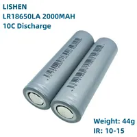 LS LR1865LA 3.7v 2000Mah 10C Batterie au lithium à décharge Lishen LR18650LA INR18650 2000mAh Li ion Batteries pour outil électrique