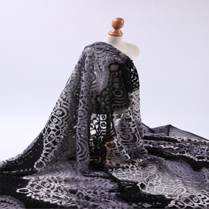 Bán Buôn Tricolor Hình Dạng Sóng Thiết Kế Cotton Nylon Vải Ren Cho Phụ Nữ Ăn Mặc - Product Image 2