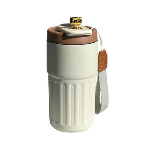 Smart Coffee Thermos 304 Stainless Steel Temperature Display Vacuum Flask For Office Car Use - Product Image 5
