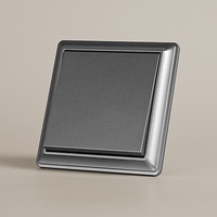 Moderno Retro 1 Gang 1 Way/2 Way Touch Switches Durable Panel de tablero grande Estándar europeo Interruptores de pared eléctricos residenciales