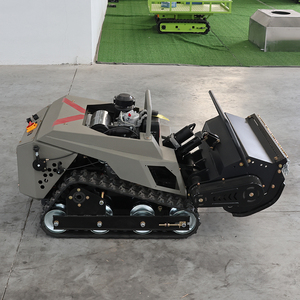 Tondeuse à fléaux télécommandée sur chenilles de 800 mm avec application d'engrais, certifiée CE EPA, par un fabricant professionnel - Product Image 2