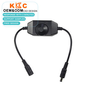 DC12V-24V LED Strip Lights Dimmer <b>Switch</b> Rotary Dimmer Controller <b>Inline</b> Dimmer <b>Switch</b> DC Power Cable for LED String - Product Image 1