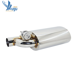 <span class=keywords><strong>Silencieux</strong></span> en acier inoxydable <span class=keywords><strong>Remus</strong></span> avec finition polie miroir, adaptable à tous les systèmes d'échappement de voiture - Product Image 3