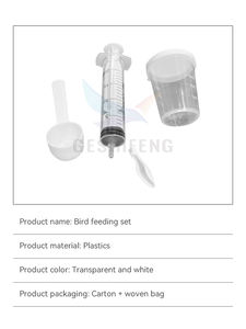 Bebek kuş besleyici <span class=keywords><strong>Pet</strong></span> besleme kuş malzemeleri papağan besleme şırınga meme besleyici seti - Product Image 4