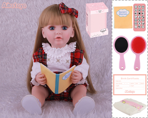 Poupée Reborn FiveStar de 56 cm en Vinyle et Caoutchouc, Jouet de Mode Réaliste pour Enfants, Idéale pour Lire des Histoires - Product Image 4