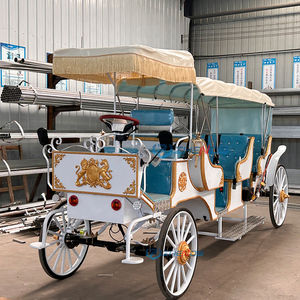 Nouvelle calèche de mariage de style victorien / Calèche à chevaux de haute qualité / Calèche électrique à chevaux à vendre - Product Image 3
