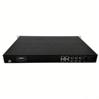 Système de diffusion DTV IPM16A 128*3 entrées IP, 16 porteuses non adjacenteles ISDB, sortie 96 MHz-864 MHz, modulateur IP ASI vers ISDB
