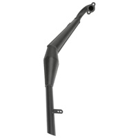Kit de pièces détachées pour moto à essence HIAORS, comprenant un tuyau d'échappement, un silencieux, un joint, une bougie d'allumage, pour moteur de vélo à moteur, pièces robustes, noir