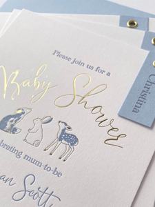 Biglietti d'invito in cartone di cotone Premium di fascia alta personalizzati cartoline in oro che stampano cartoline rigide con copertina rapida per affari e matrimonio - Product Image 6