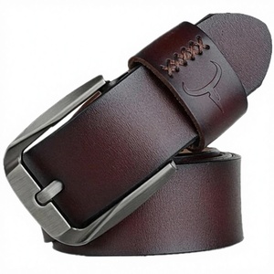 Cinturón de Cuero con Tachuelas Unisex, Cuero Vacuno de Grano Completo, Diseño Trenzado, Hebilla de Acero, Estilo Punk/Western - Product Image 2