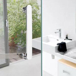 Kensharp kính lắp trượt Tắm Vuông xử lý thép không gỉ 304 Chrome cửa kính xử lý - Product Image 6