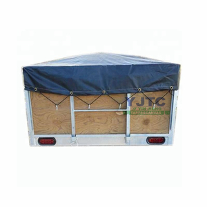 <span class=keywords><strong>Bâche</strong></span> imperméable en PVC pour remorque ouverte <span class=keywords><strong>8x4</strong></span>, hauteur de cage 600 mm, motif tissé 100 % polyester, pour sac ou valise - Product Image 3
