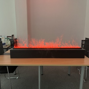 Chimenea Eléctrica Moderna al por Mayor de 14-22H, 750mm, Silenciosa, con Vapor, Integrada/Insertable, Control Remoto/App, Pantalla LED, Metálica, para Hotel - Product Image 2