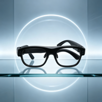 Lunettes d'interprétation IA à conception ouverte, en alliage de magnésium, pour traduction simultanée en voyage et au travail