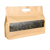 Sacs d'emballage pour herbes et épices, grains de café, avec impression de logo personnalisé, fond plat, à fond stable