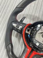 Volant sport en cuir et fibre de carbone pour F30/F10 Série 3/5 X5/X6 E90/E92 M3/M5 E46 F20/F12/F80/F82, personnalisation