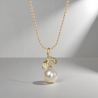 Pendentif NFC tendance avec imitation perle intégrée, puce RFID 13,56 MHz, collier de contrôle d'accès intelligent, cadeau de la Saint-Valentin