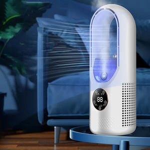 Ventilateur Climatiseur Portable Domestique USB Sans Pales 6 Vitesses Silencieux avec Minuterie et Humidificateur - Product Image 4