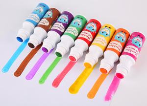 キッズカラーペン描画セット、8色洗えるビンゴドットマーカーペン幼児文房具ギフト用アクティビティブックアートキット - Product Image 4