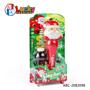 Jouets chanceux Noël Santa <span class=keywords><strong>Bubble</strong></span> Wand <span class=keywords><strong>Halloween</strong></span> Party Citrouille Savon Eau Bulle Souffleur Jouets - Product Image 3