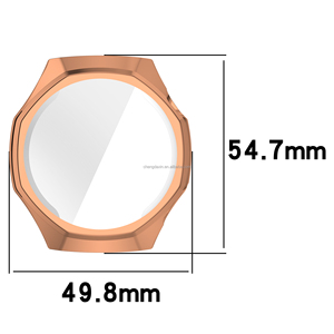 Funda de reloj de TPU suave con vidrio para <span class=keywords><strong>Huawei</strong></span> GT6 Pro 46mm cubierta completa Protector de pantalla carcasa de parachoques para <span class=keywords><strong>Huawei</strong></span> GT6 Pro funda de reloj - Product Image 6