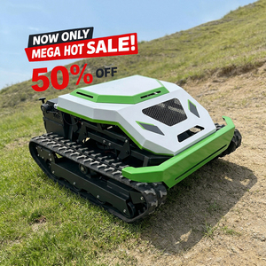 Promotion CE EPA DIY Robot tondeuse chenillé sans fil à essence télécommandé tout-terrain pour jardin et agriculture - Product Image 1