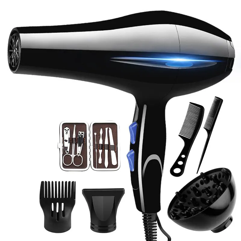 Electric low price lightweight one-step negative ionic hair blow dryer secador de cabelo holder sale for hotel salon