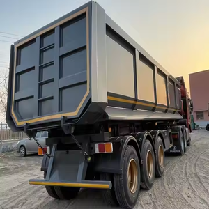 Precio de fábrica Camión volquete de servicio pesado en forma de U de 80 toneladas y 3 ejes para transporte de piedra/arena - Product Image 4