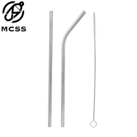 Lot de cuillères à bar en acier inoxydable 304 écologiques et réutilisables – Argent, avec bouchon de bouteille certifié, logo personnalisé et brosse