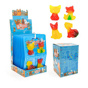 Caramelos <span class=keywords><strong>de</strong></span> gel <span class=keywords><strong>de</strong></span> goma Halal 3D con forma <span class=keywords><strong>de</strong></span> animal, etiqueta privada personalizada al por mayor, caramelos <span class=keywords><strong>de</strong></span> gelatina suave para perros y gatos - Product Image 6